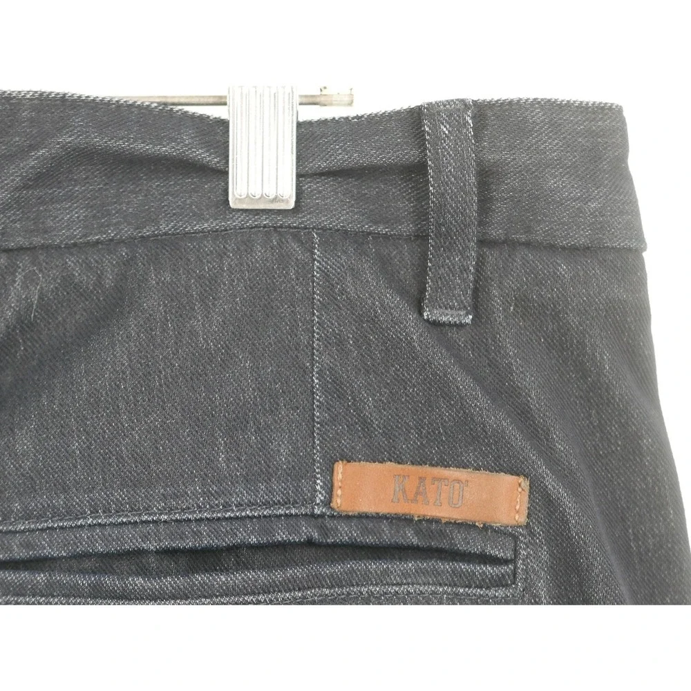KATO The Axe Slim Chino Pants Navy Denim Stretch Men's 36x33 Made In USA